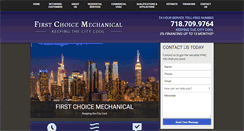 Desktop Screenshot of firstchoicemech.com